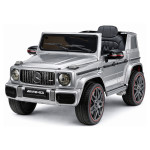 Elektrické autíčko Mercedes AMG G63, lakované - strieborné
